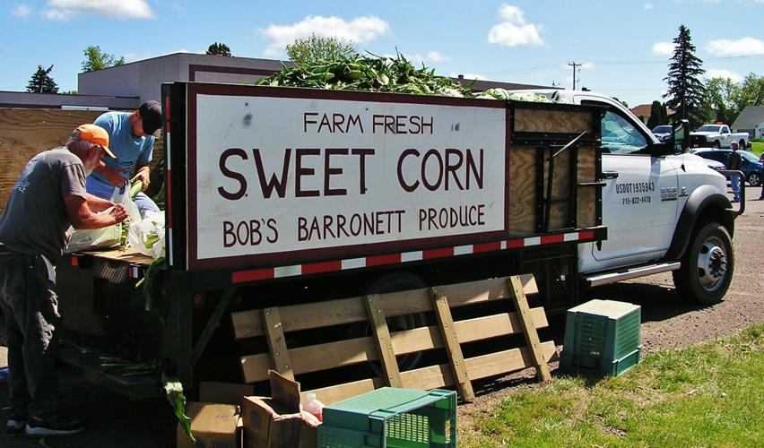 Bob bags sweet corn