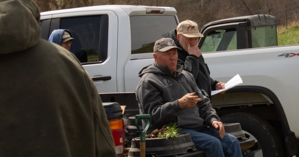 Thoren in truck bed