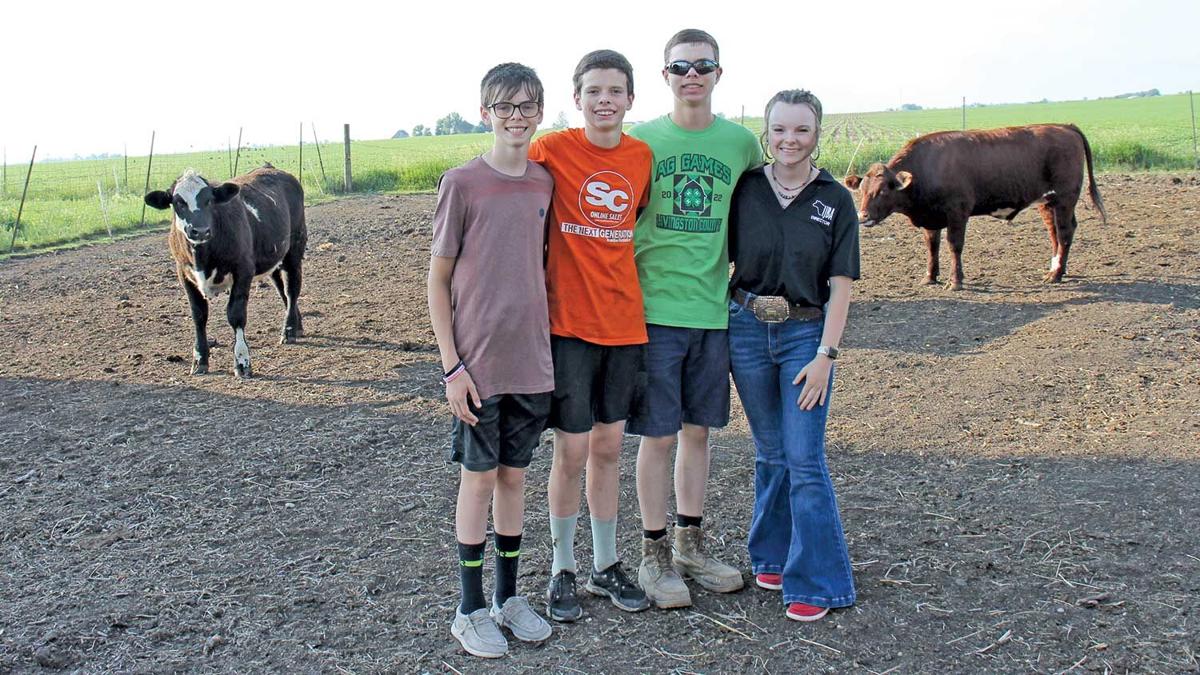 Grace Brown and siblings