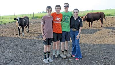 Grace Brown and siblings
