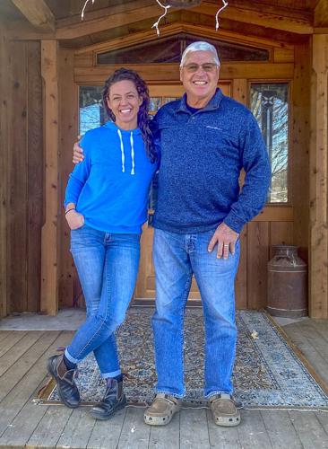 Rachel Bouressa and her father, Bob Eder