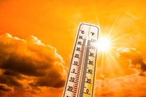 Thermometer and sun