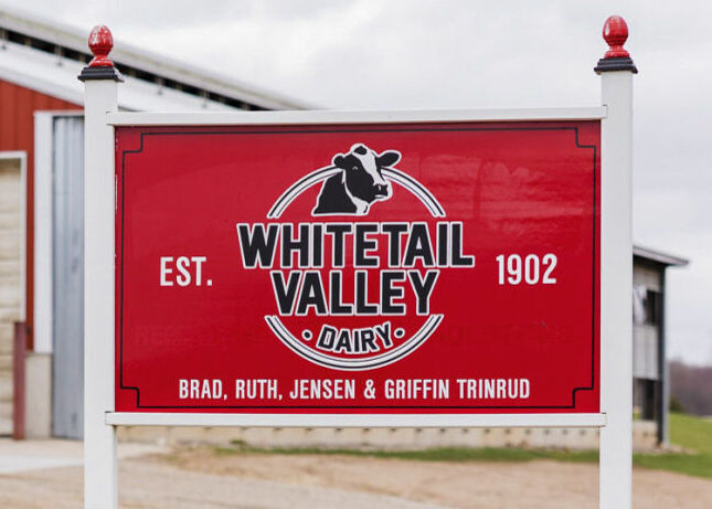 Whitetail Valley Dairy sign