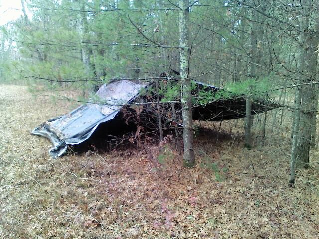 Tarp campsite