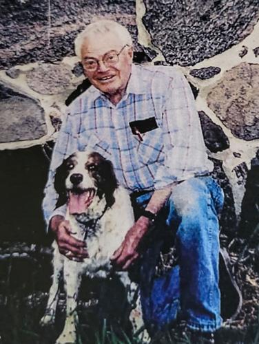 Jack Whirry with dog