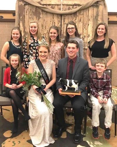 Cassie Endres with Dane County Dairy Bowl team