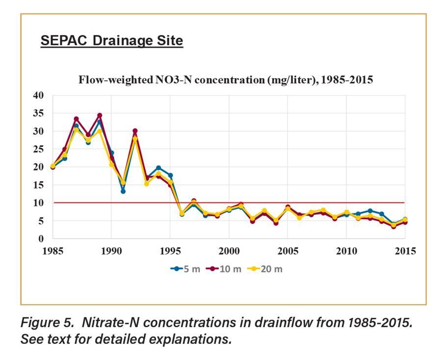 Figure 5. Drainage site