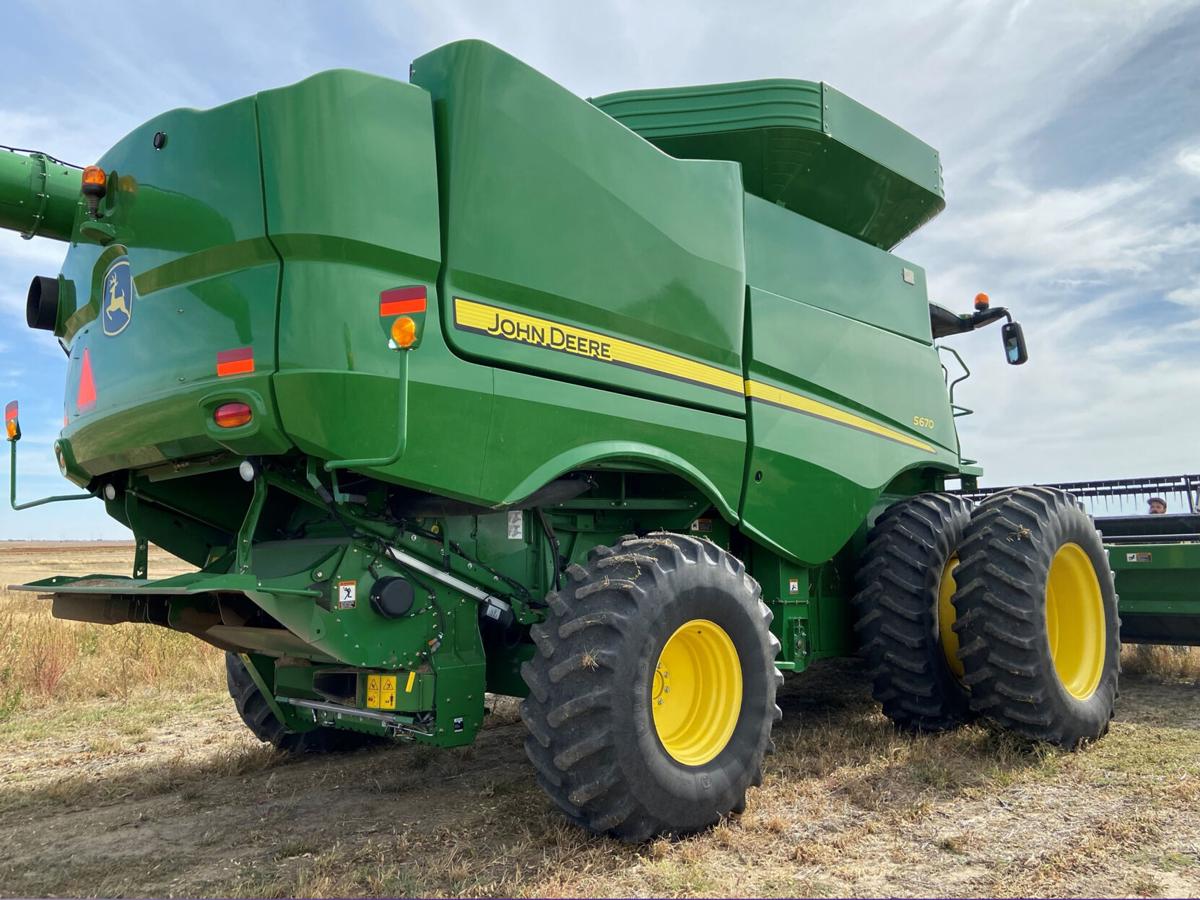 Weed crushing combine equipment