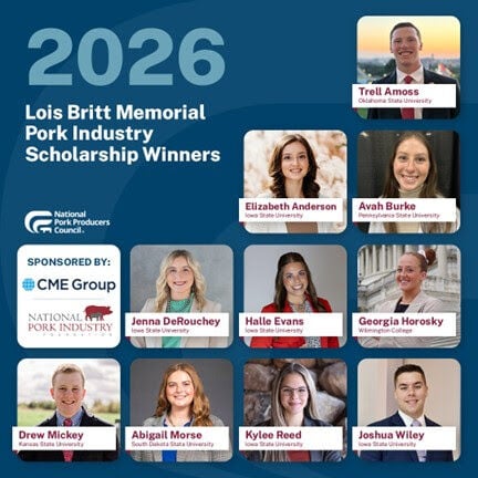 Lois Britt Memorial Scholarship winners