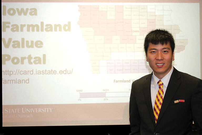 Iowa State University economist Wendong Zhang
