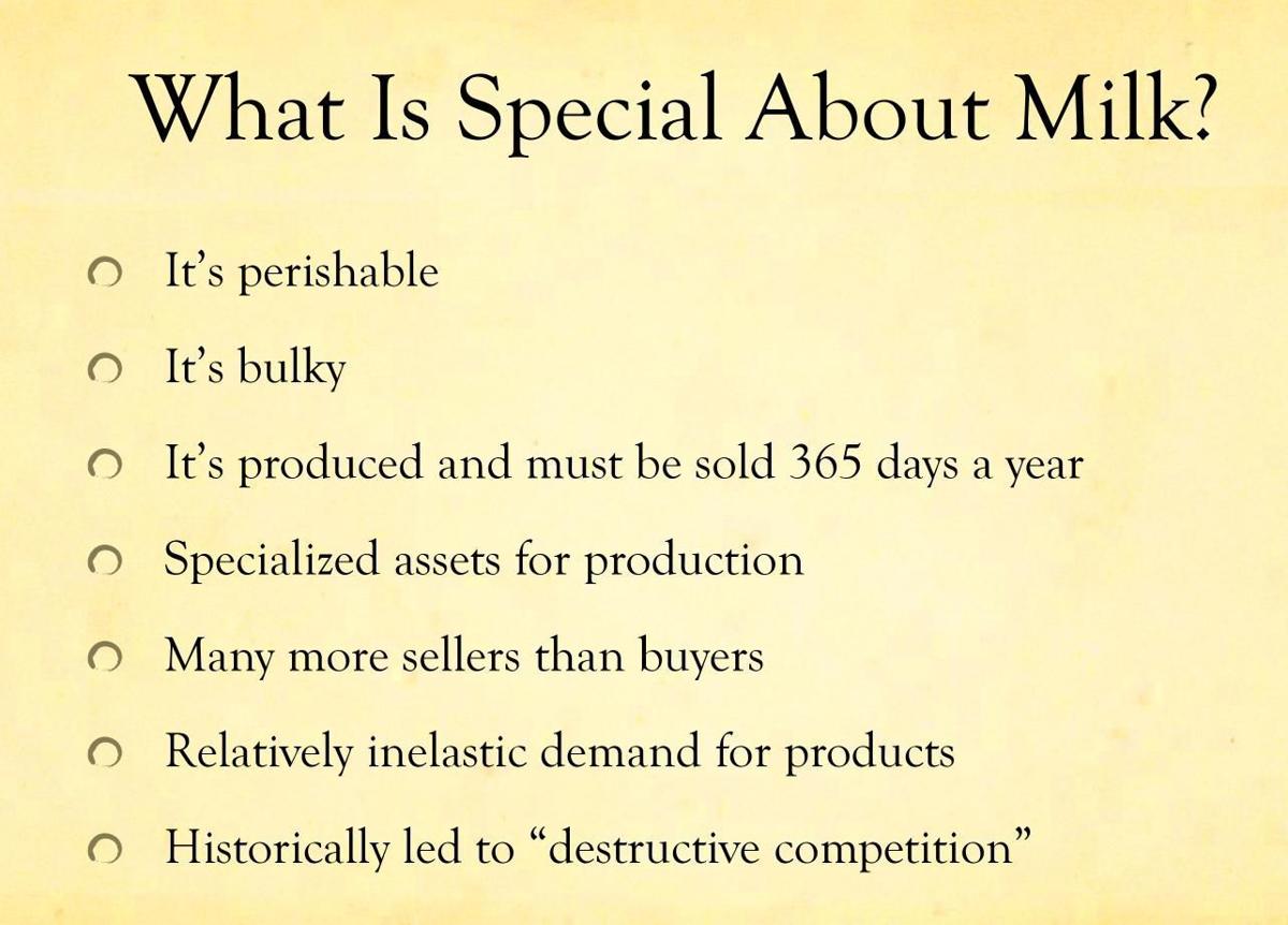 Special about milk