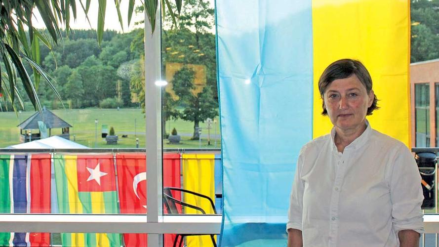 Ukrainian agricultural journalist Larysa Guk