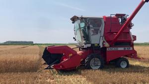 Oats harvested for SDSU Crop Performance Testing Program
