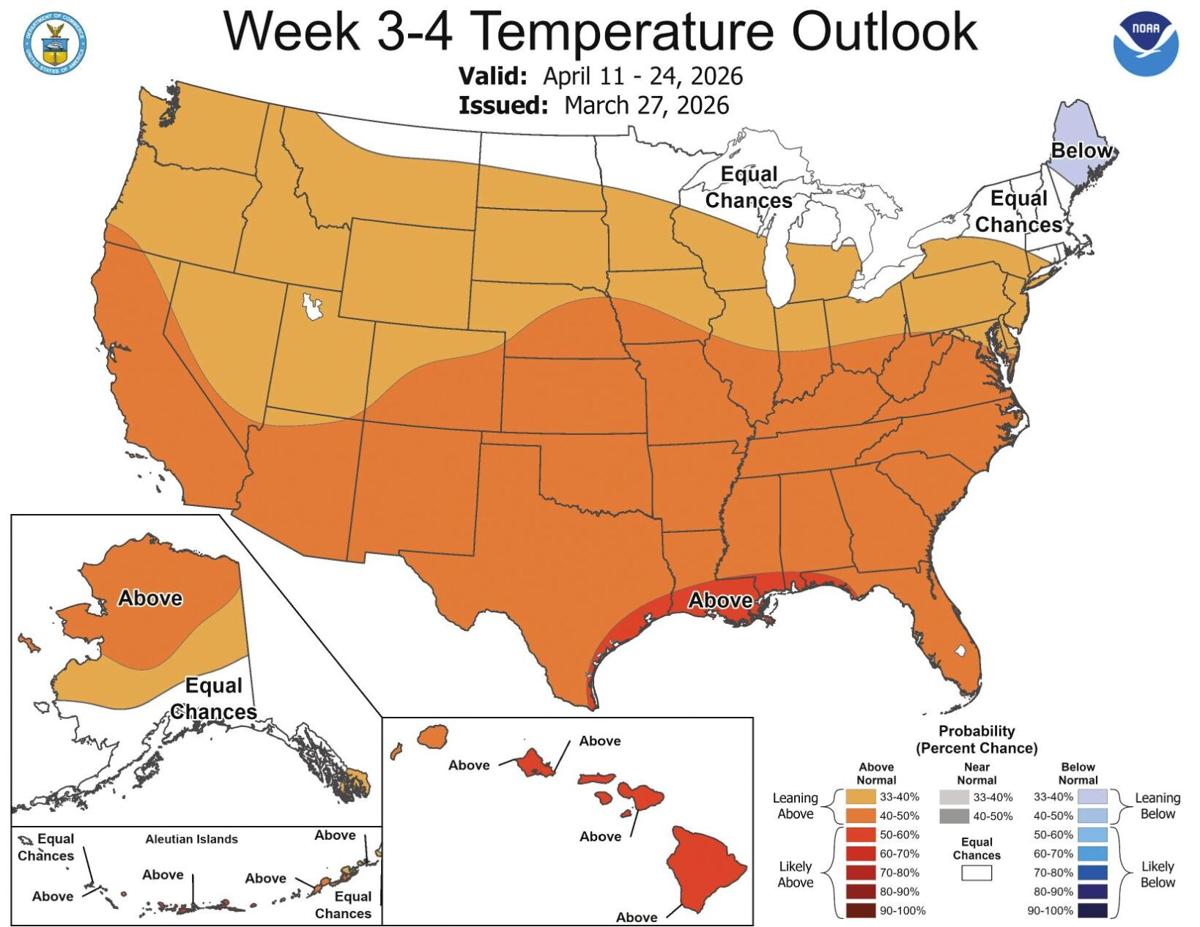 Temp outlook 3-4 weeks