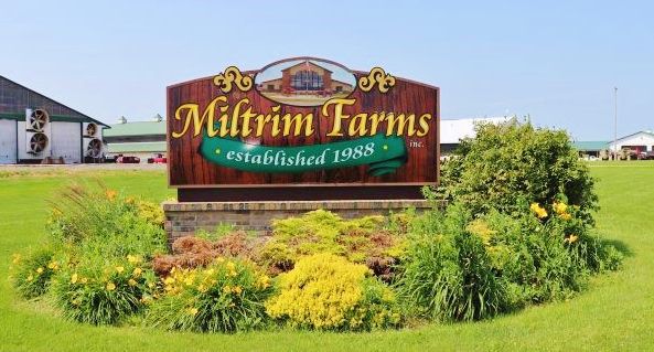 Miltrim Farms sign