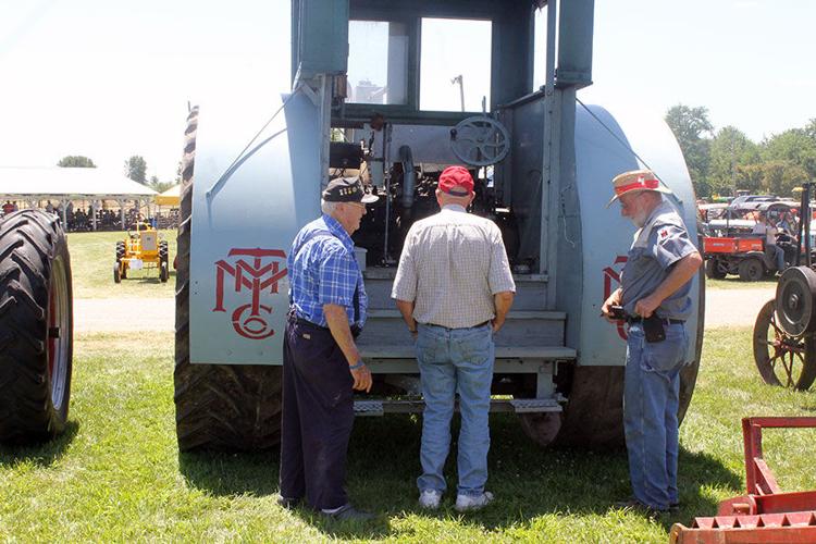 Vintage farm machinery show