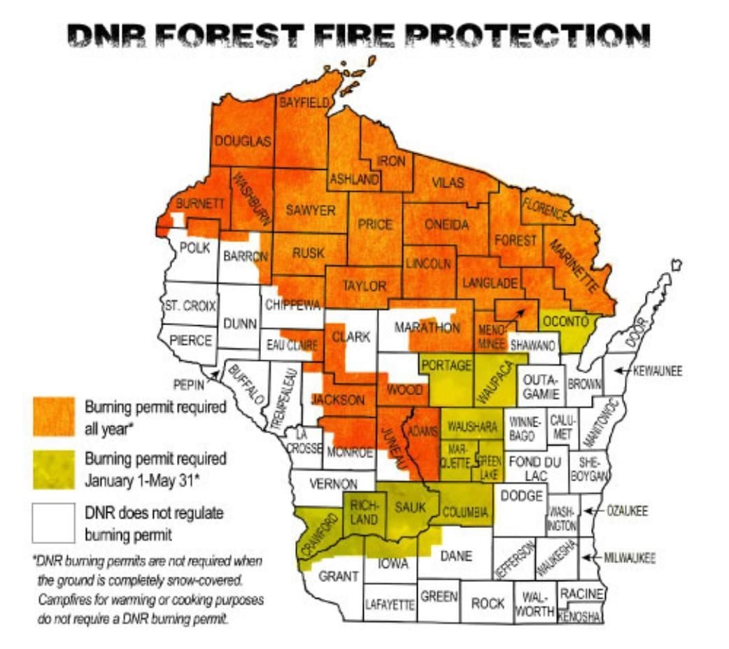 DNR Forest Fire Protection zones