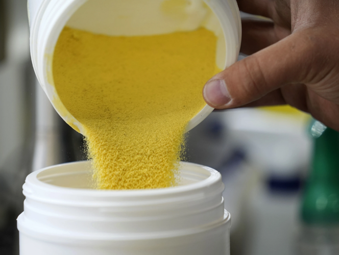 Pollen in container