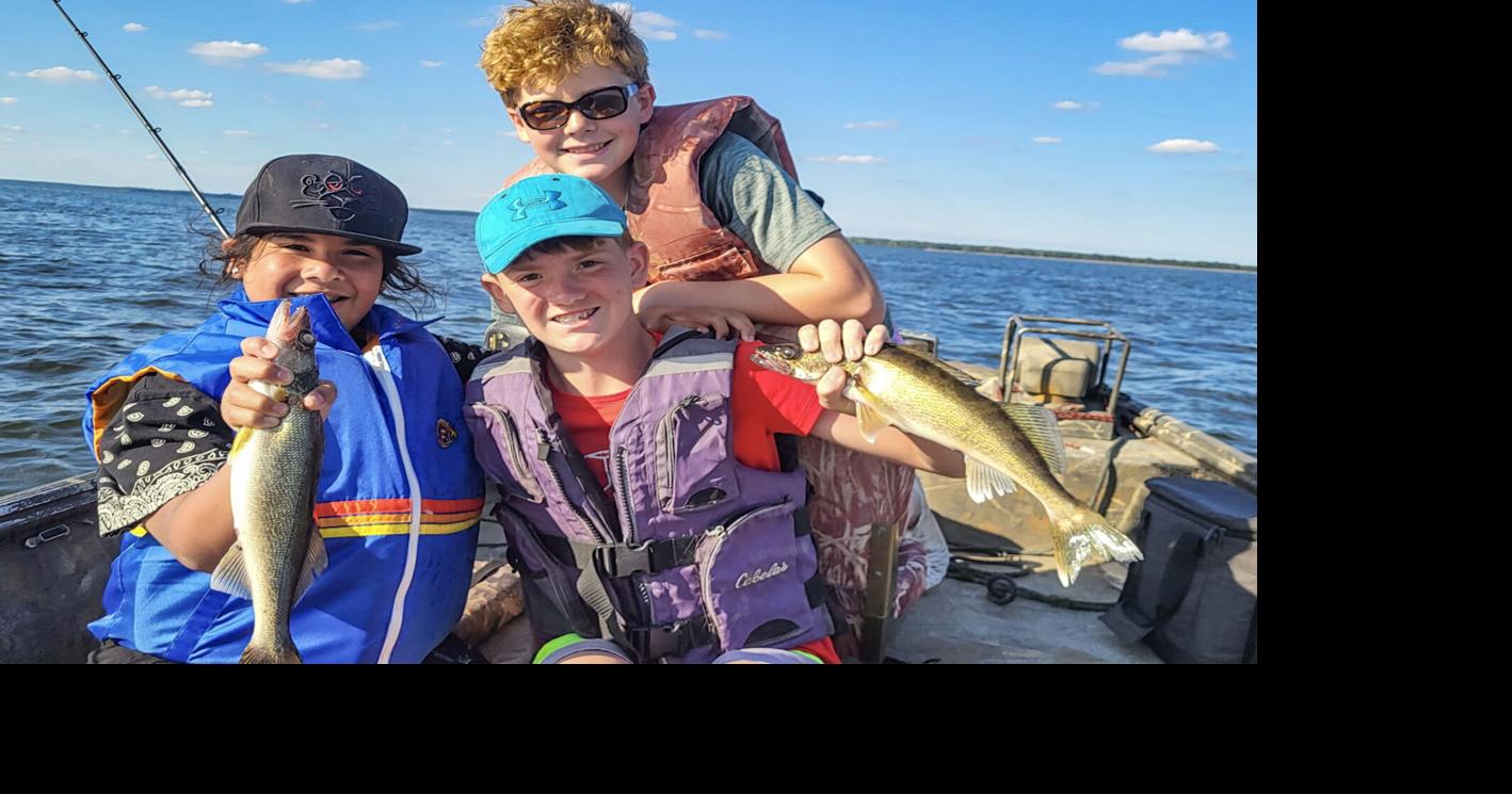 Kids with fish
