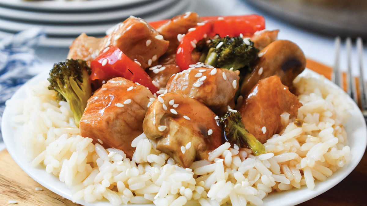 Pork stir fry