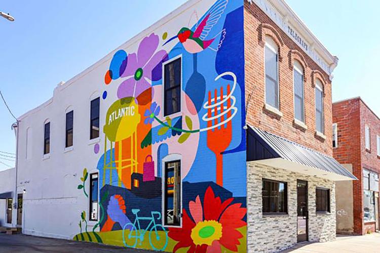 Atlantic, Iowa, mural