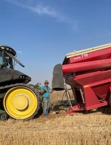 Johnsons finish up canola, wheat harvest