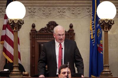 Sen. Scott Fitzgerald addresses new Senate