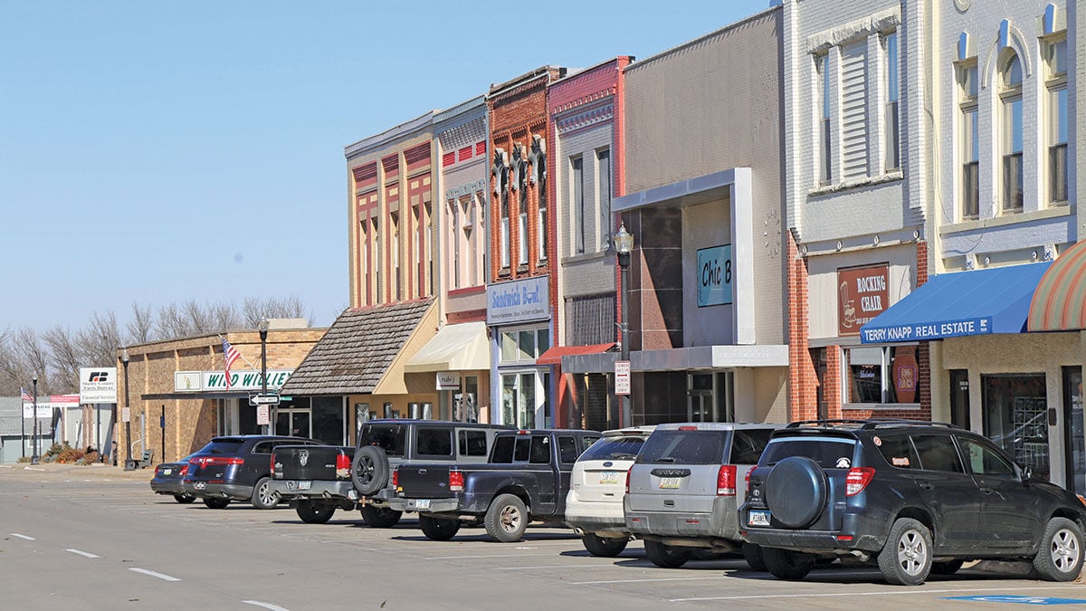Harlan Iowa street scene