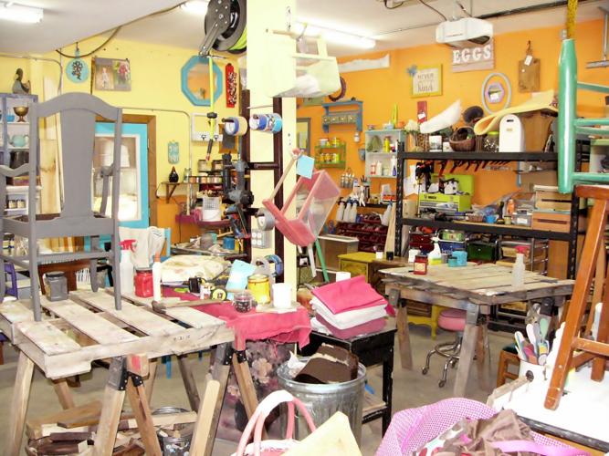 Interior of Lynn's Barnyard Boutique