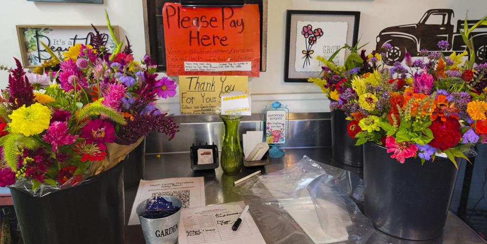 Flowers for CSA pickup