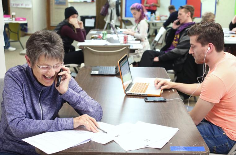 Clinton campaign workers