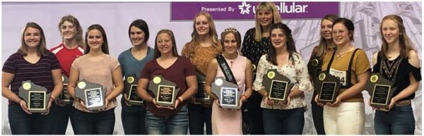 2021 Wisconsin winners of James W. Crowley State 4-H Dairy Leadership awards