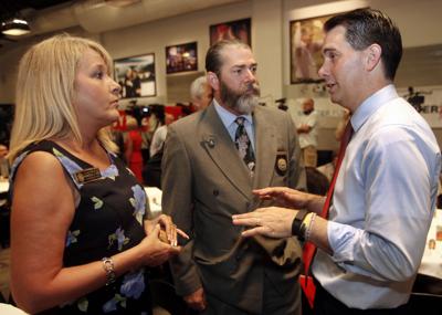 As poll numbers fall, Scott Walker recalibrates his campaign