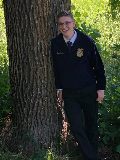 Ben Olander, Minnesota FFA President, 2020/21
