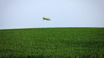 Aerial pesticide application