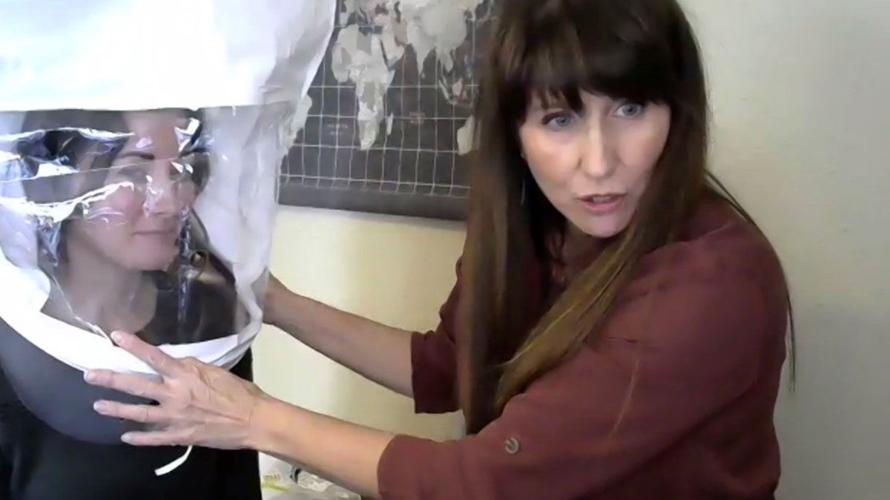 respirator fit test training session via zoom