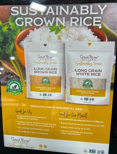 Sustainably grown rice