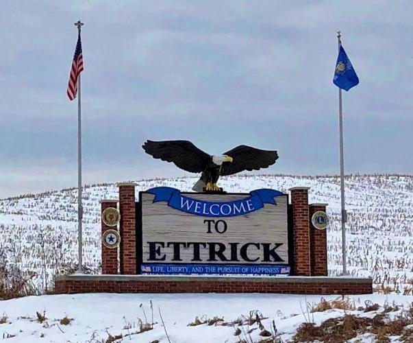 Ettrick welcome sign