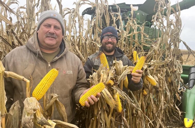 Steve Van Bogaert Kyle Van Bogaert corn crop