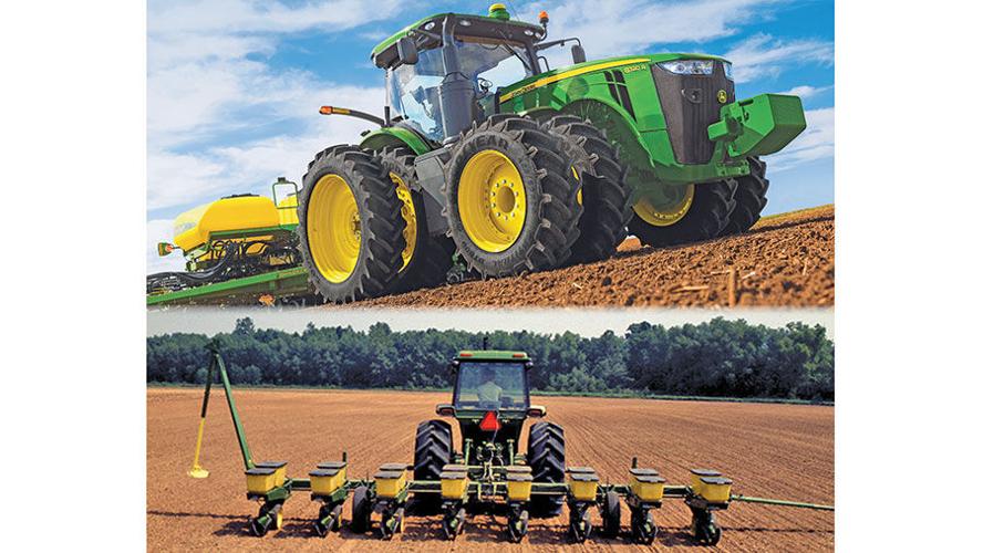 John Deere planter tractor