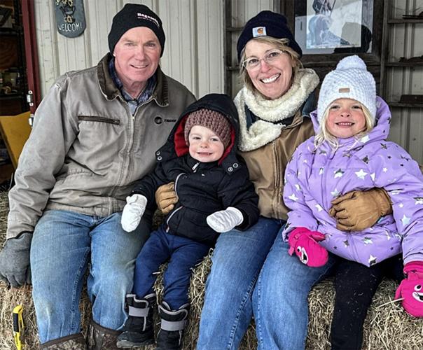 Sarah Pfaff-Cavadini and family