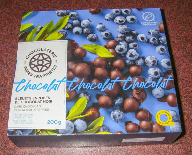Blueberries and chocolate