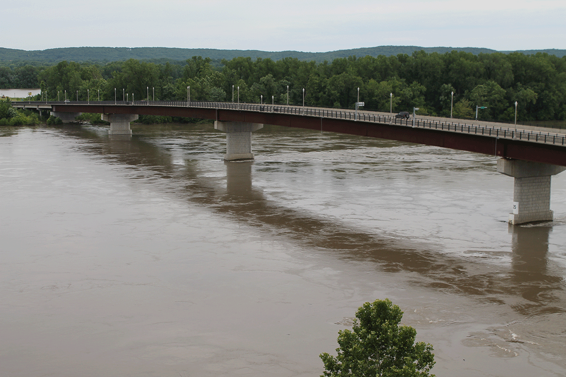 Missouri River bridge