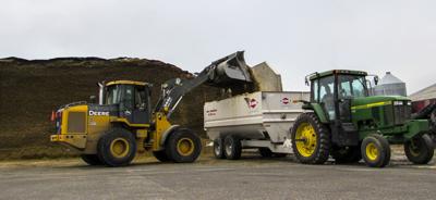 Working at feed bunker
