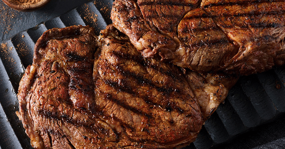 Grilled Cowboy Steaks recipe