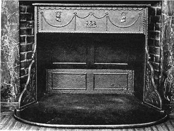 Franklin stove installed