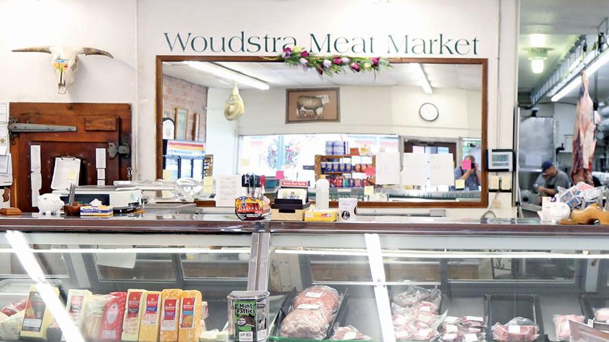Woudstra Meat Market retail counter