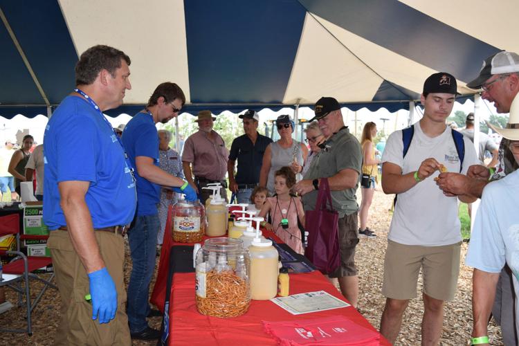 Keith Hinse and Thor Hermanson provide mustard samples