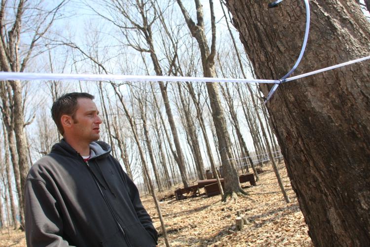 Sternitzky inspects vacuum tubing