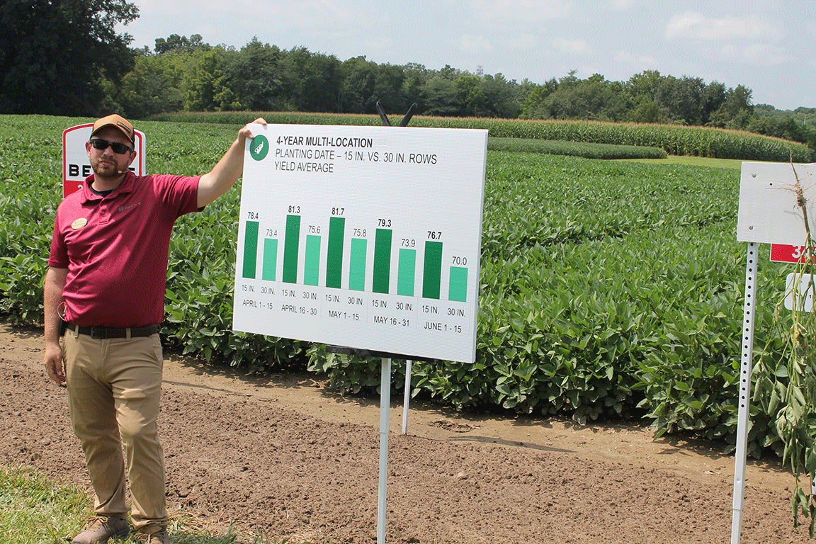 Drew Beckman a field agronomist for Beck’s